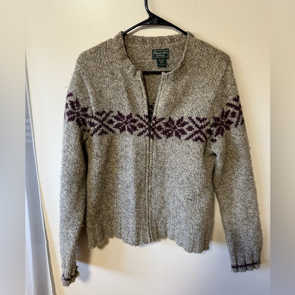 Vintage Wool Abercrombie & Fitch Sweater
